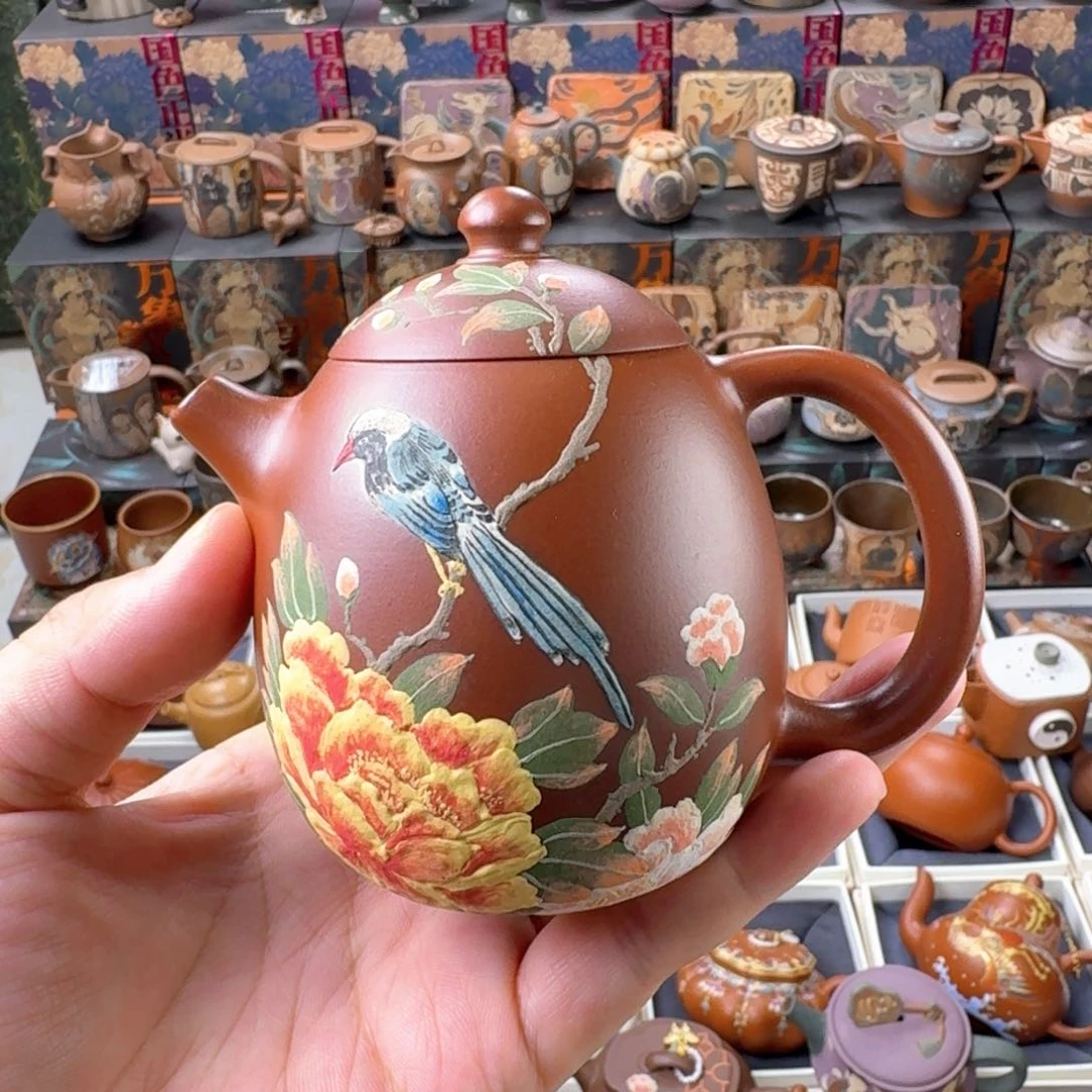 茶壶紫砂200cc原矿精工半手