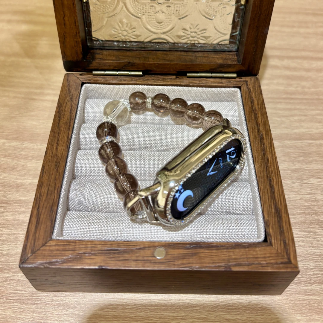 茶晶适用小米手环10表带9pro小米9/8手环8pro表带新款小米6/7腕带
