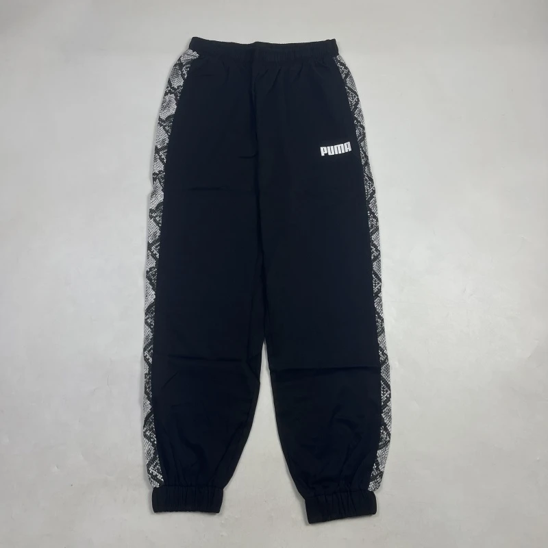 Puma彪马女款休闲时尚舒适百搭收脚印花长裤845893