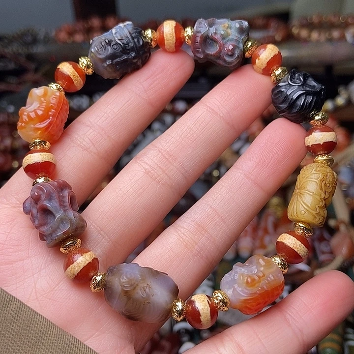 玛瑙/玉髓未镶嵌手链