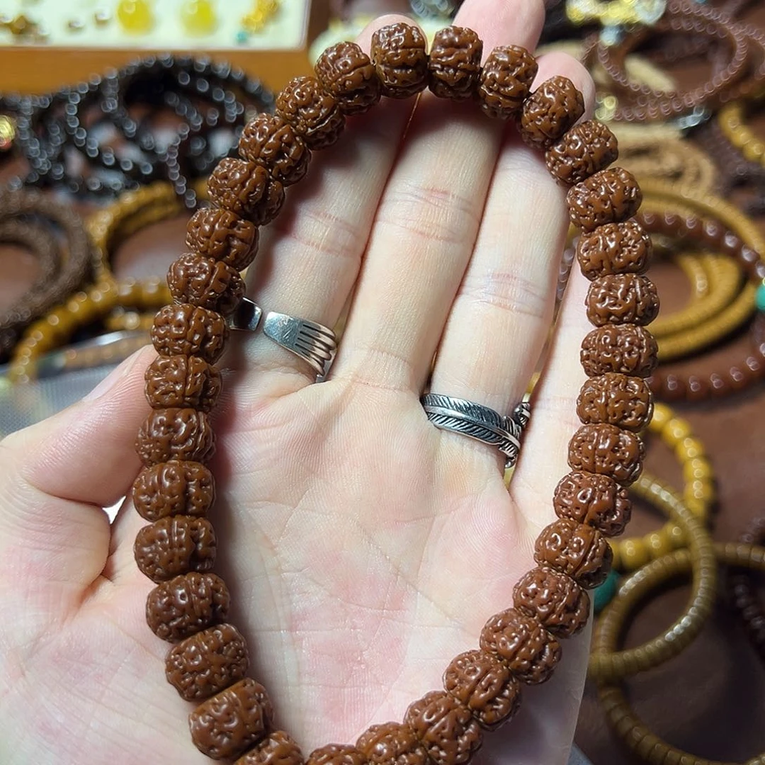 金刚菩提吊坠12mm藏式梅花小金刚回血