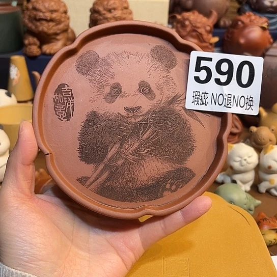 紫砂茶杯紫砂壶承瑕疵介意勿拍