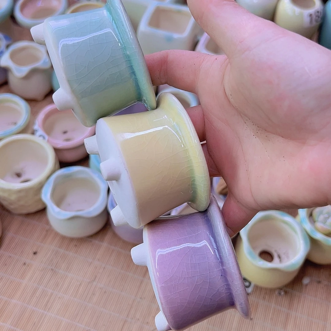 陶瓷花盆当场满12包邮