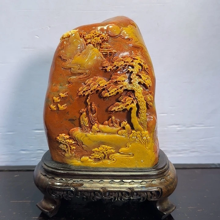 '***6寿山石寿山石摆件精品