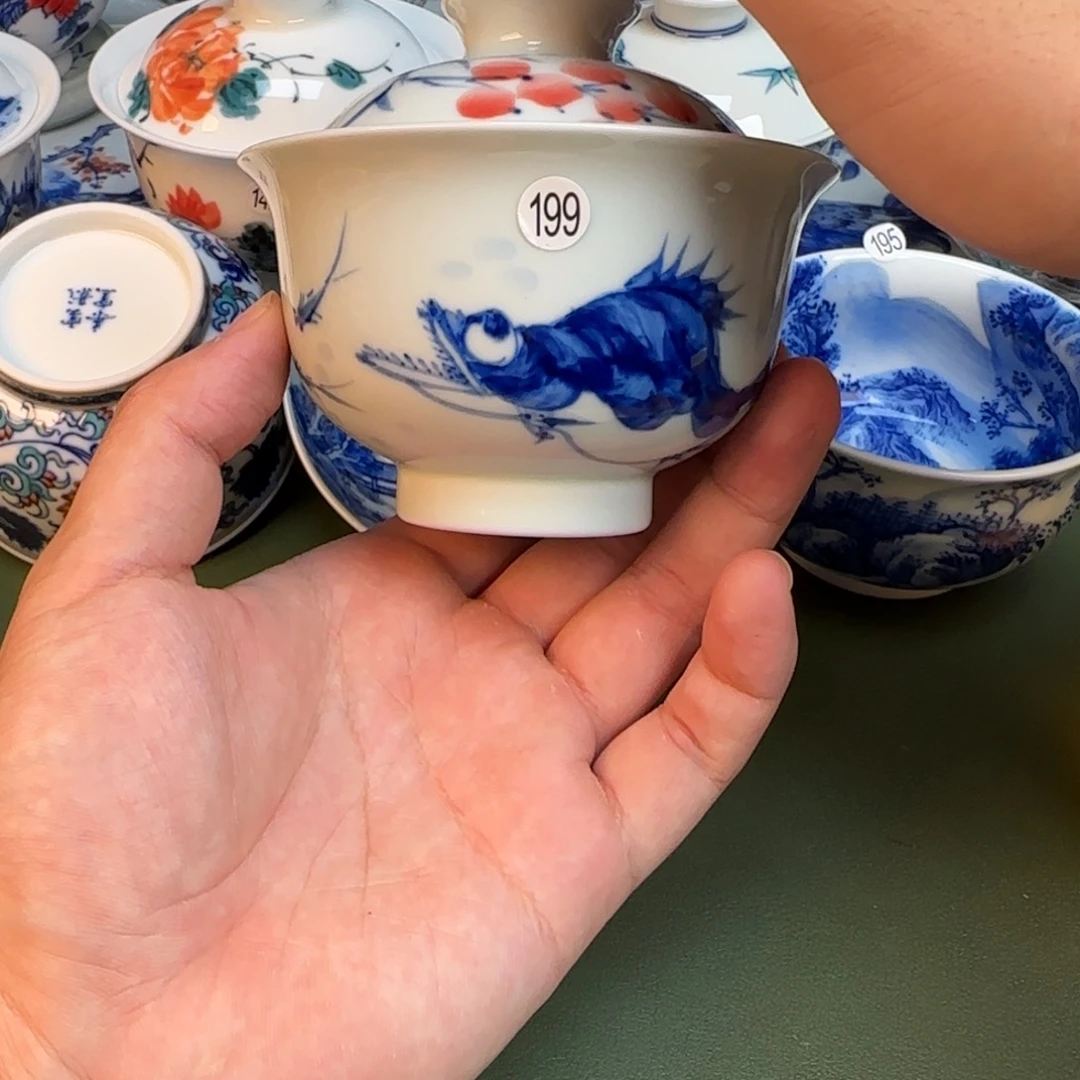 彦祖纯手工手绘茶具199