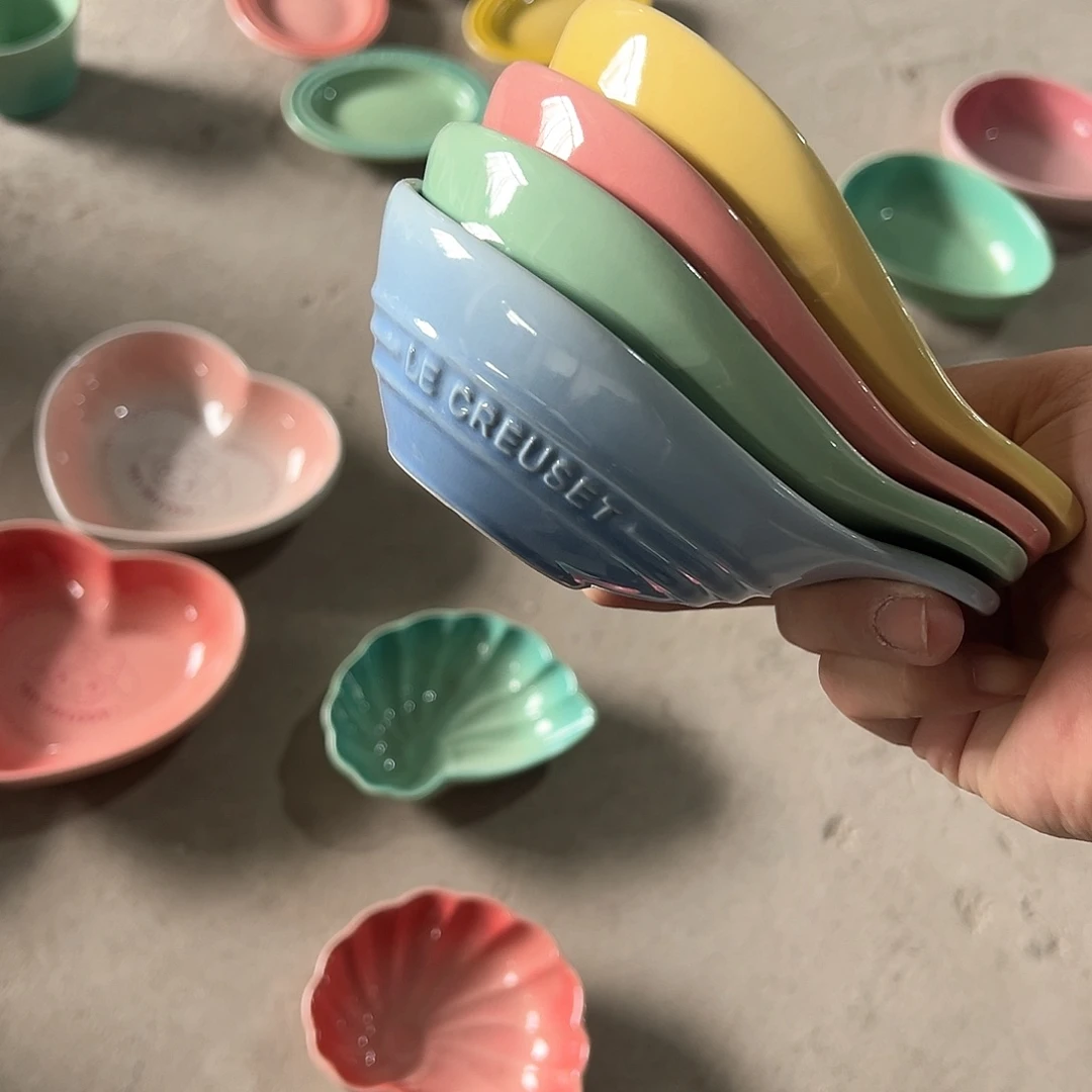 陶瓷 单耳酱料碗 4个4色色色