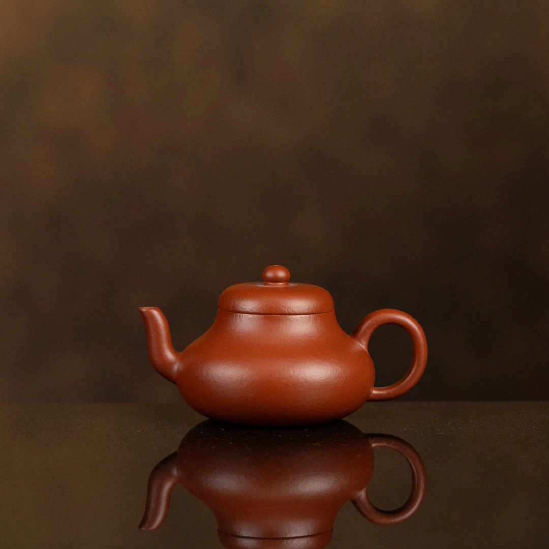 【利贞l君德】原矿朱泥120cc手工制茶壶茶具YST