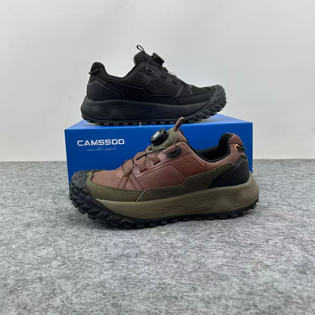 BOA旋纽系带减震防滑户外徒步鞋轻便时尚低帮防泼水男款户外鞋