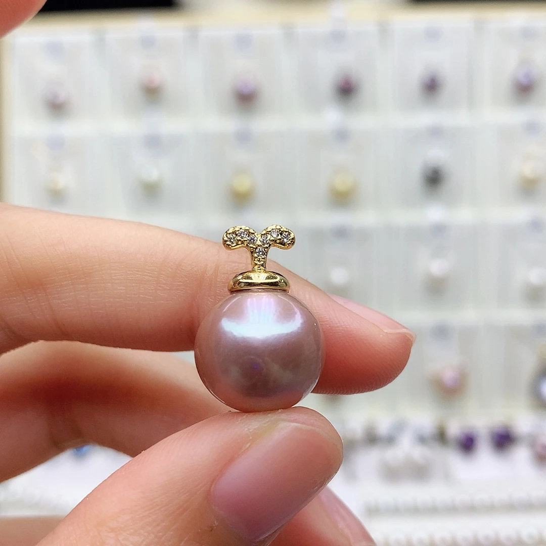 颈饰合金淡水珍珠