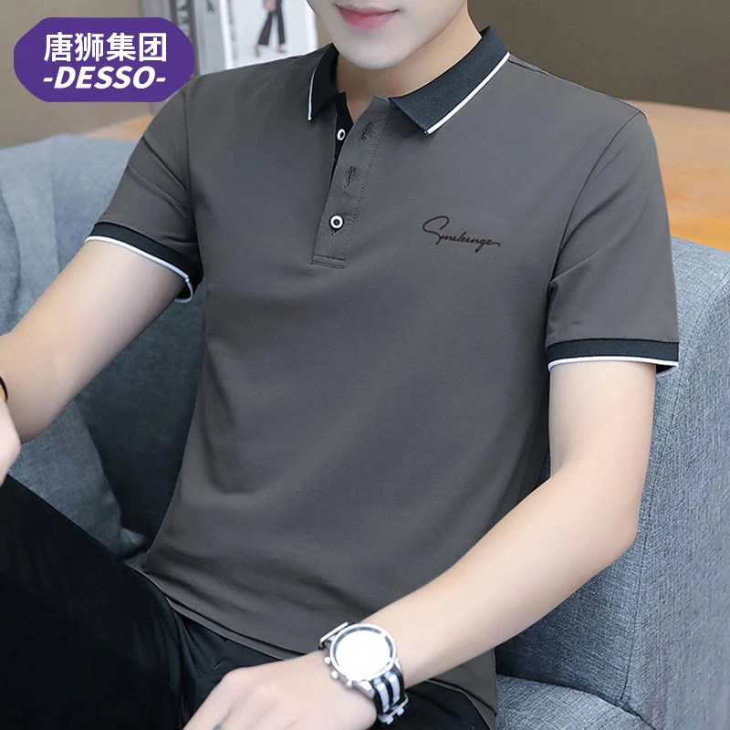 唐狮集团DESSO夏季男POLO翻领休闲短袖百搭2025年新款T恤潮流半袖