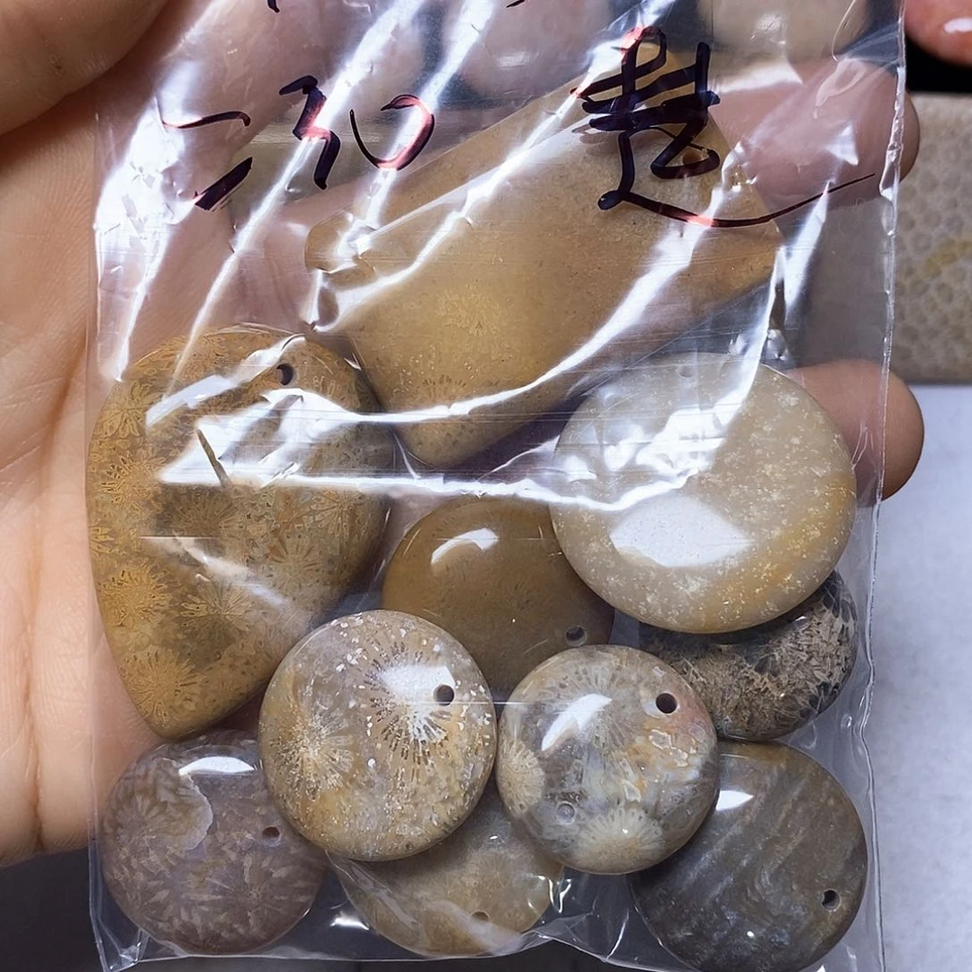 硅化玉颈饰未镶嵌楚**缘