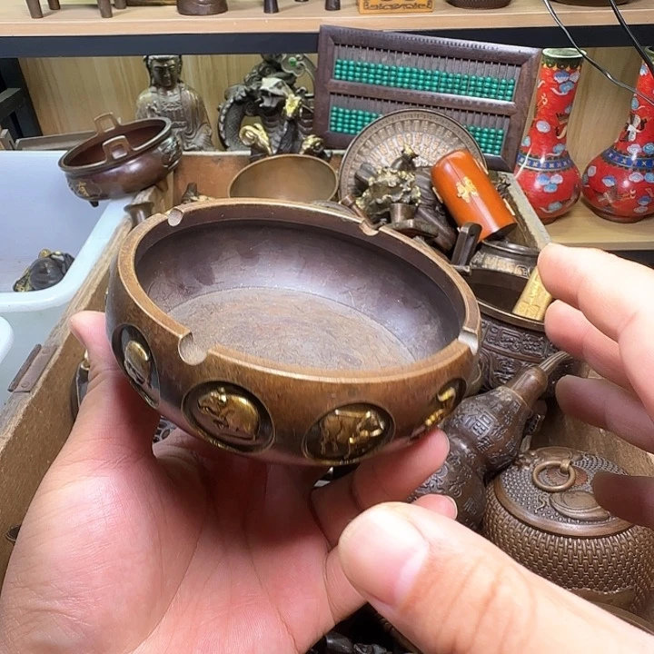 铜器办公室茶室摆件