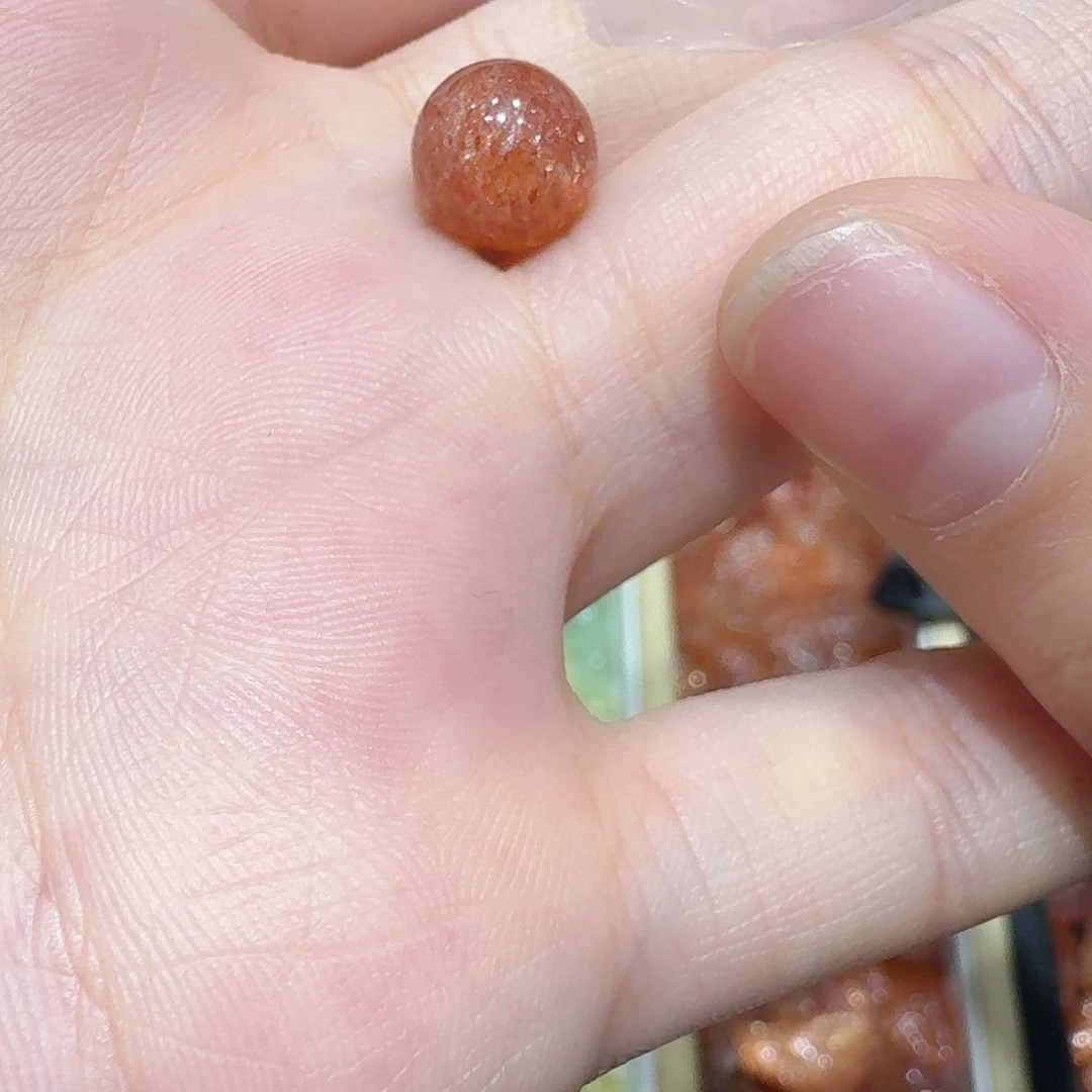 水晶颈饰未镶嵌天然水晶金太阳 确认打孔不退