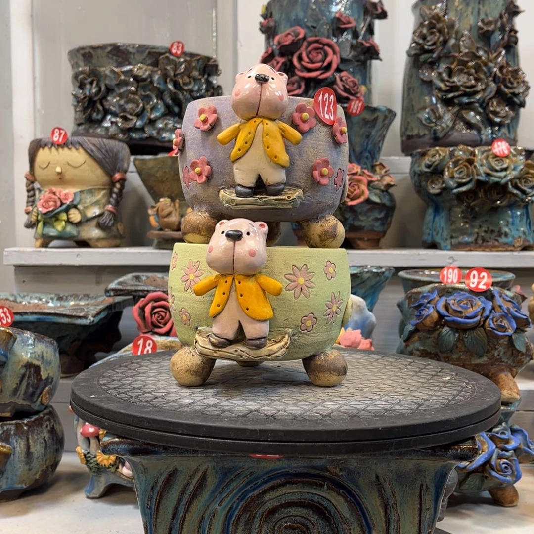 陶瓷123 号陶然花盆福利