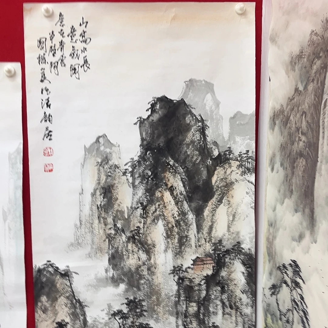 用***1国画绘画作品多次参加全国性