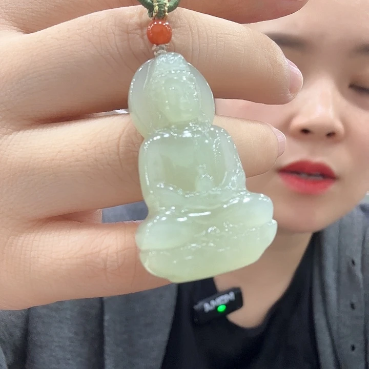 林***紫和田玉未镶嵌颈饰