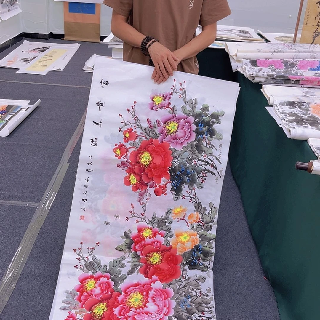 国画宣纸国画纯手绘作品