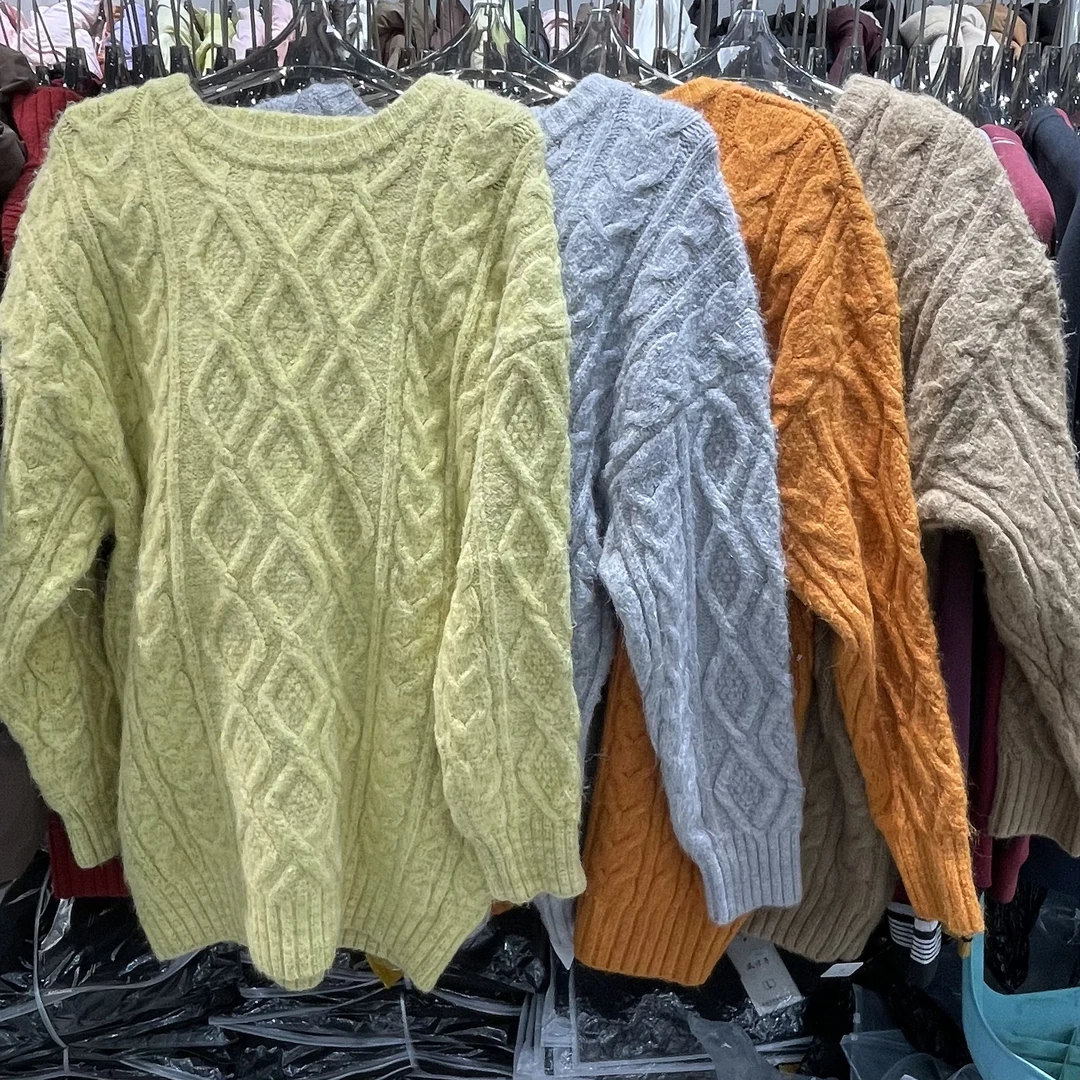 【公主屋】麻花慵懒风毛衣7417