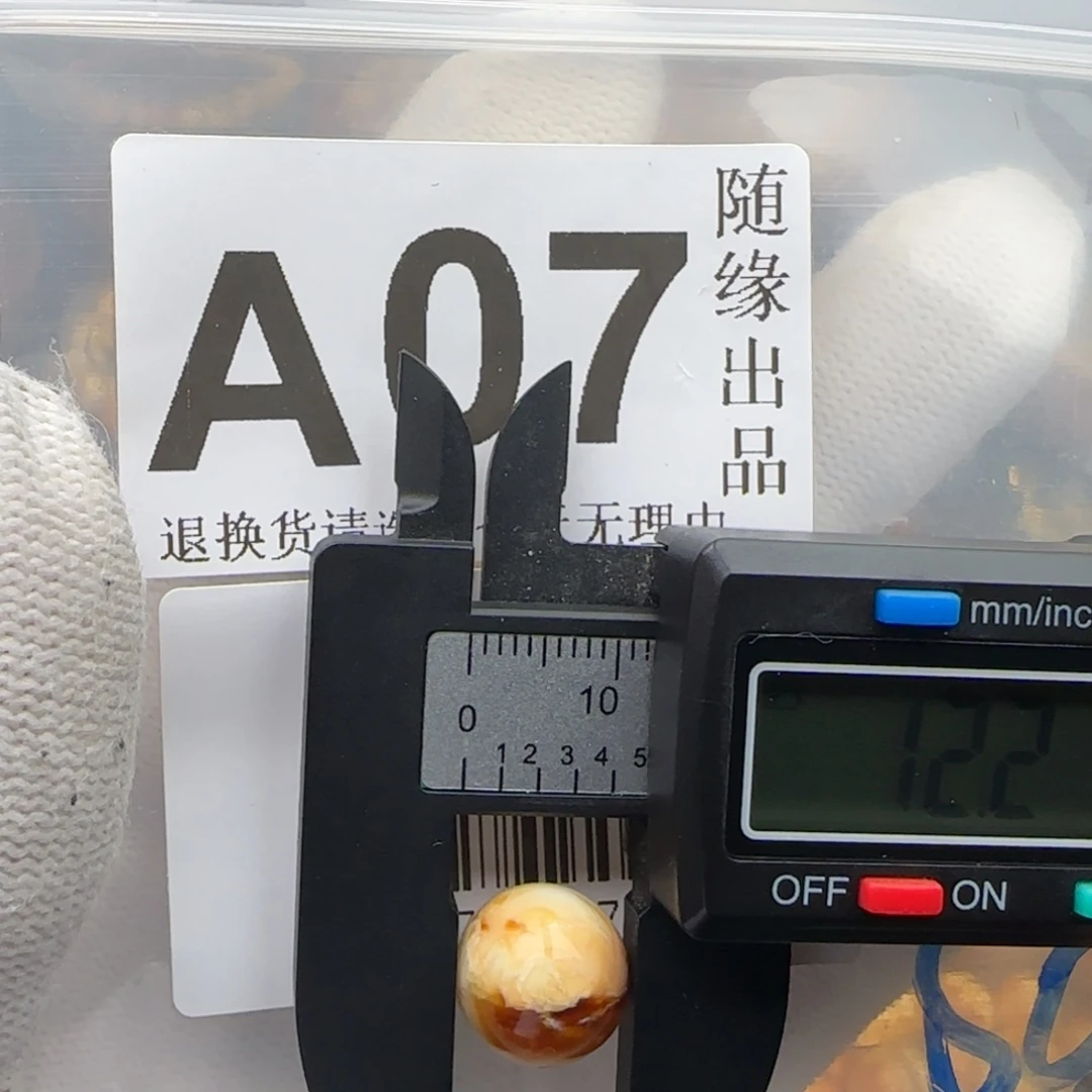 琥珀未镶嵌裸石12尺寸