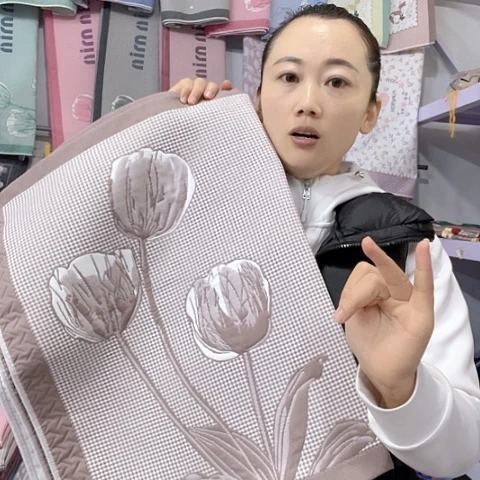 棉特价咖色郁金香