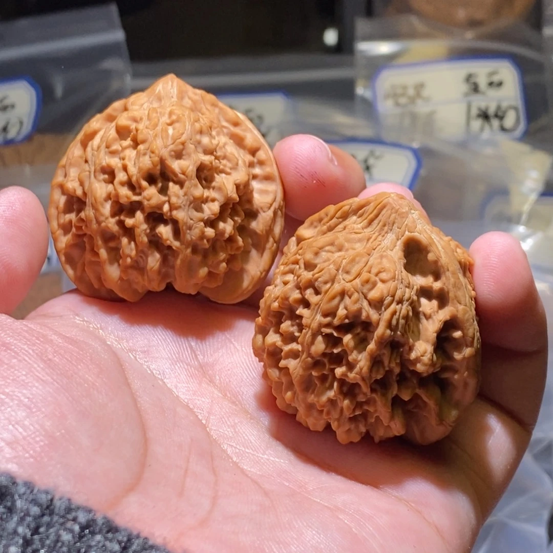 行***吊坠文玩核桃43百花山