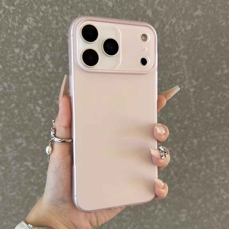 适用于iPhone17promax手机壳轻薄磨砂苹果16透明15全包14防摔13硬