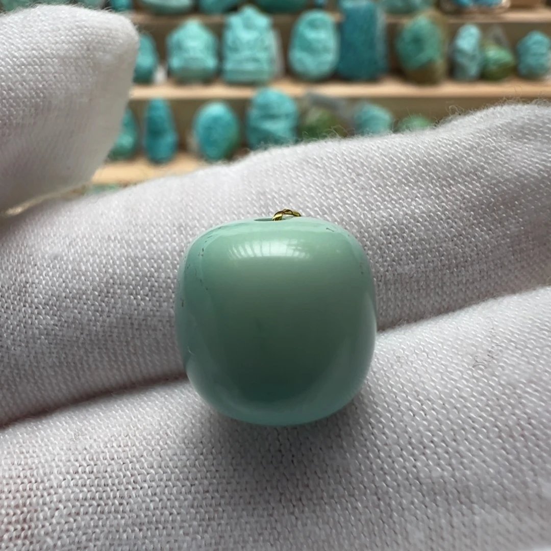 绿松石未镶嵌配饰12.1*11.6