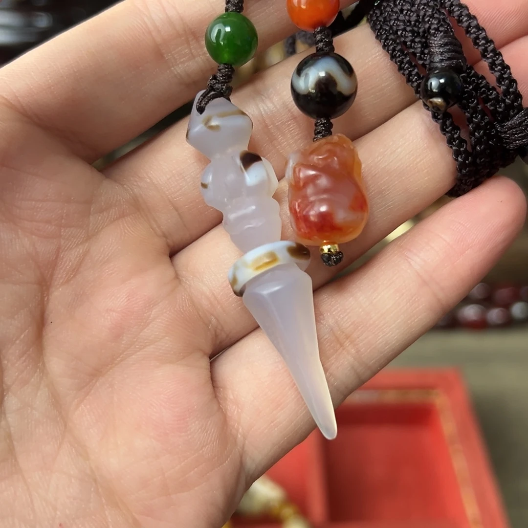 玛瑙/玉髓未镶嵌项链