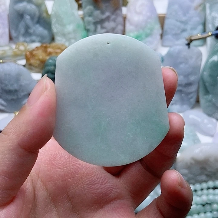 翡翠未镶嵌吊坠(不含链)1