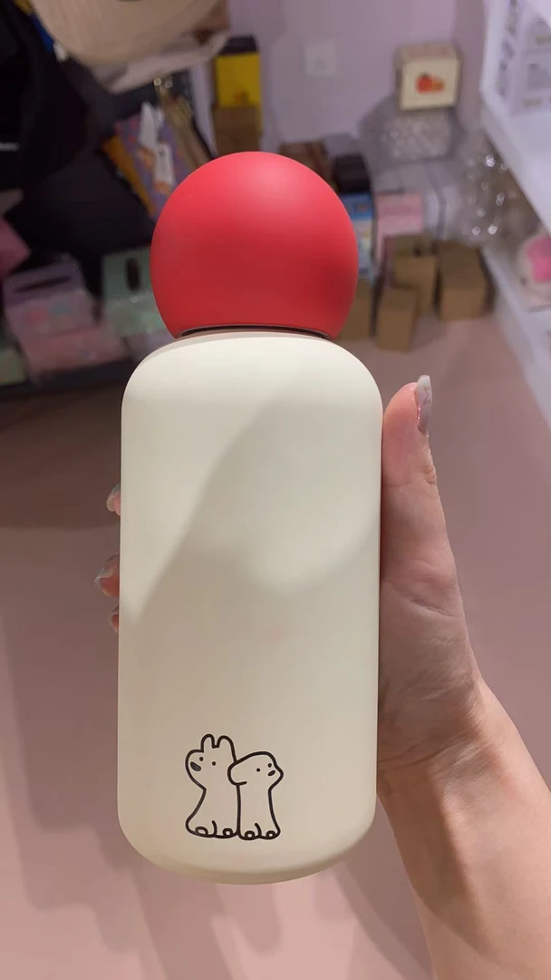 简约保温杯潮流可爱防摔便携