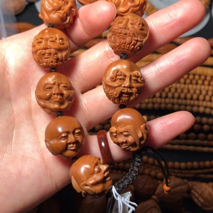橄榄核手串/手链y****?650十八罗汉1.9