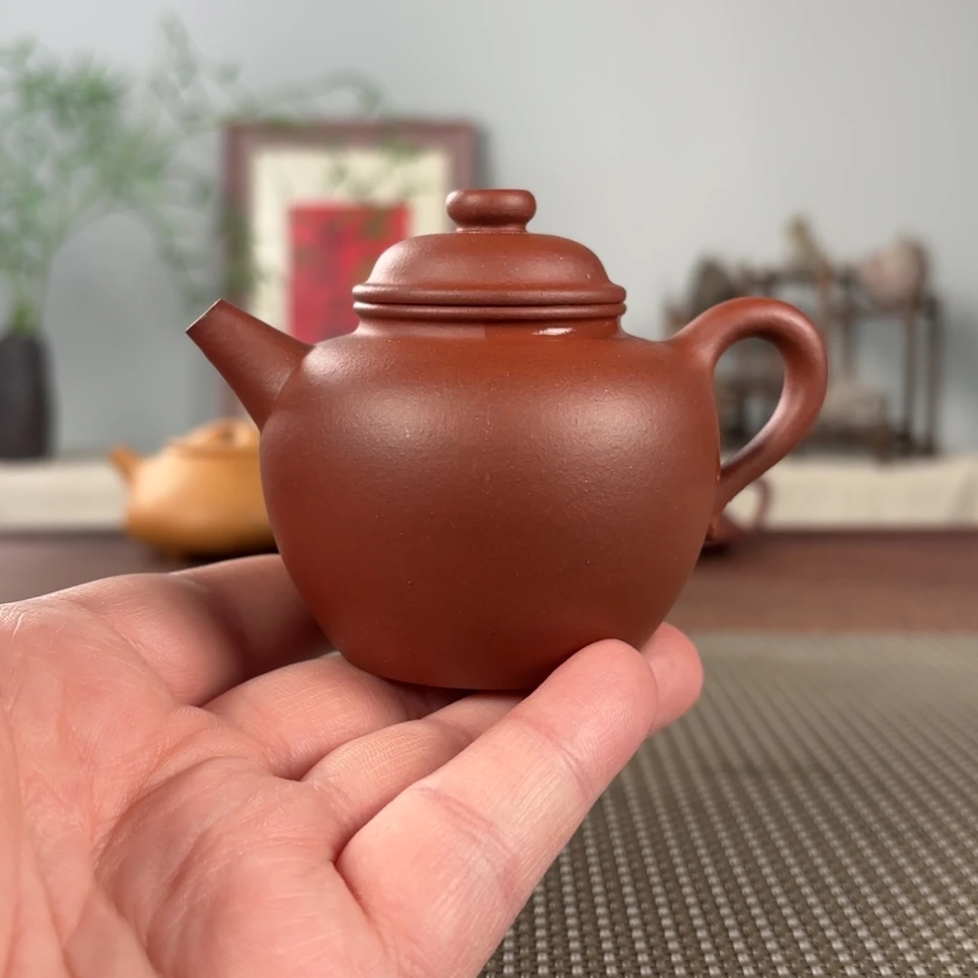 紫砂茶壶微瑕黄龙山原矿紫砂壶