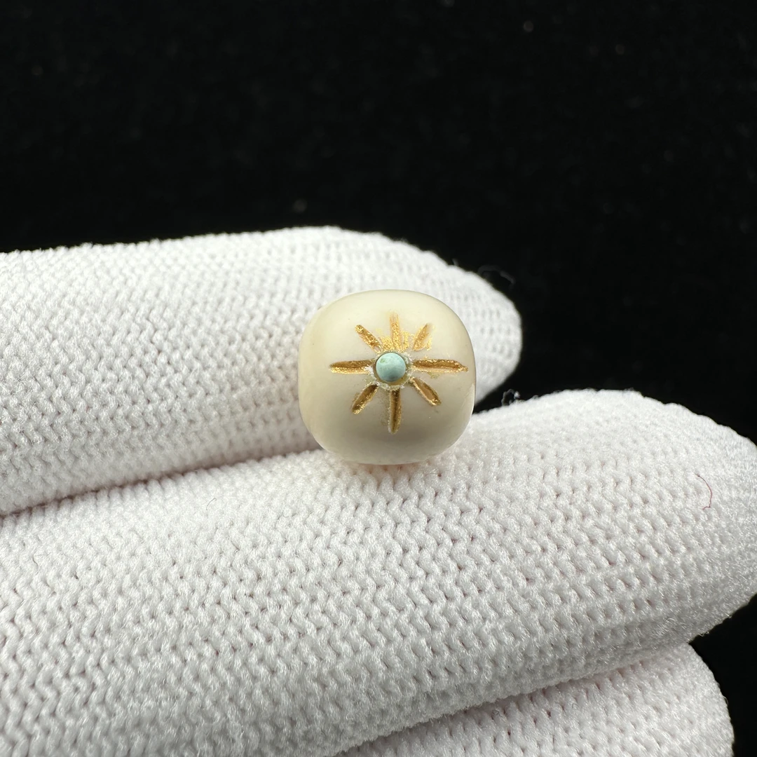 X7665天然猛犸牙 配饰 10mm支持鉴定 假一罚四