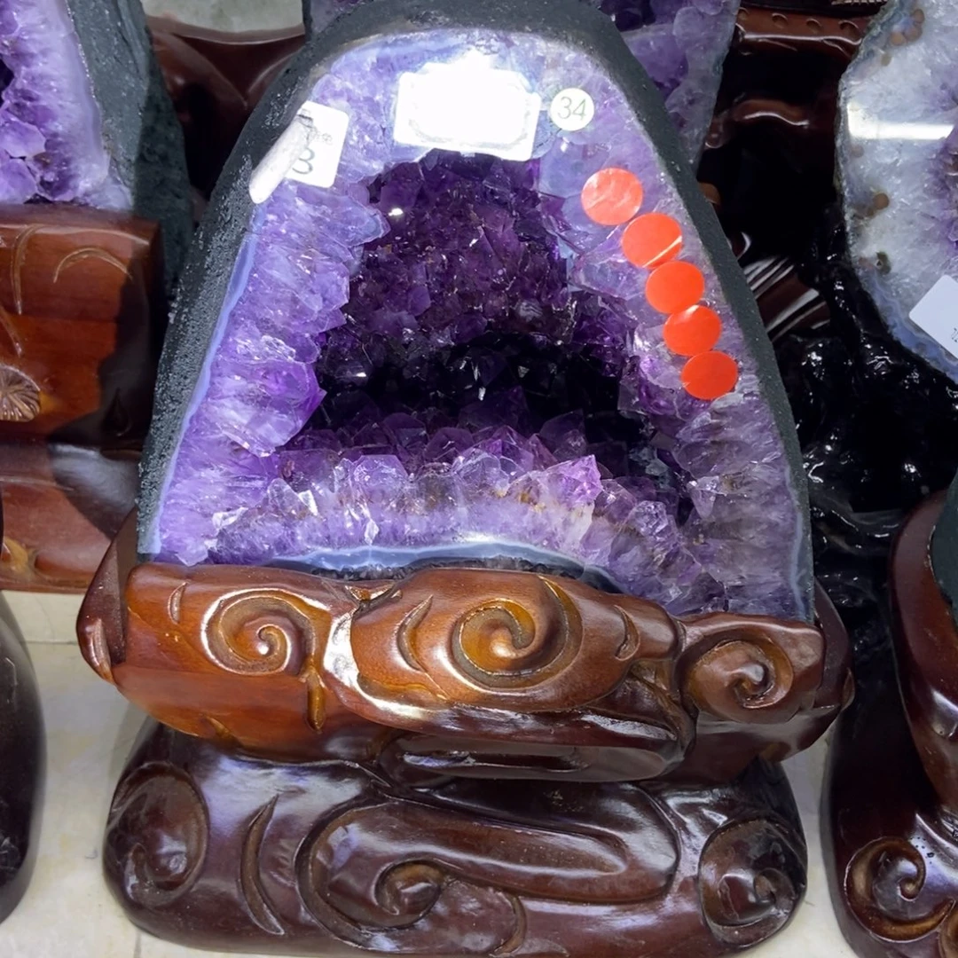 大型摆件（非配饰）紫晶未镶嵌潘