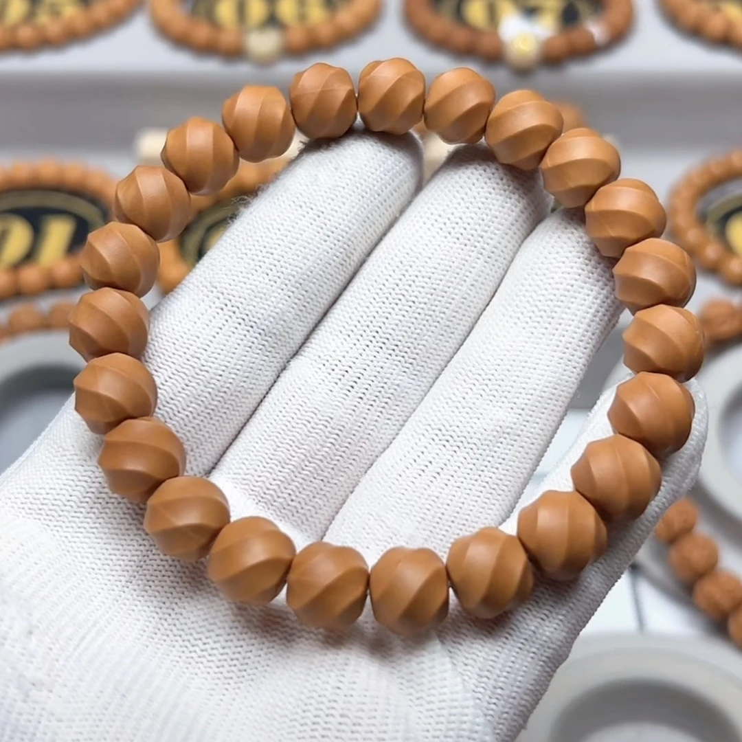 【扭转乾坤】猴头核桃雕刻哑光原色11＋