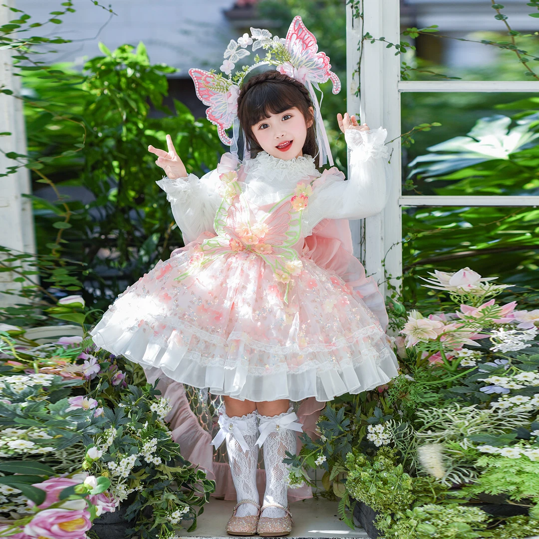 女童连衣裙春秋夏装款新款洋气儿童洛丽塔公主女孩夏季生日礼服裙