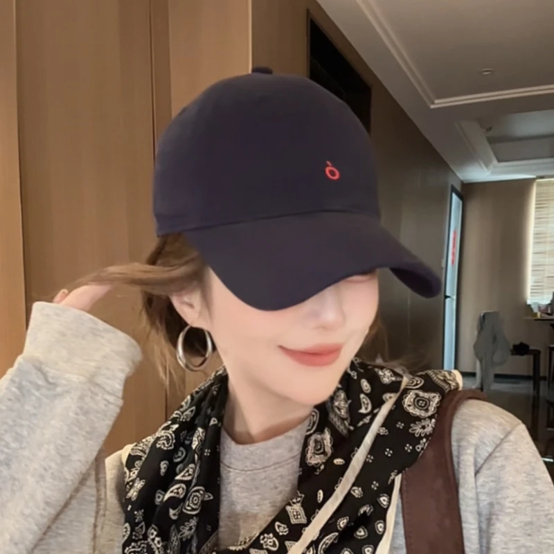 【张靖仪同款】秋季新款棒球帽休闲百搭宽帽檐显脸小韩版运动鸭舌帽