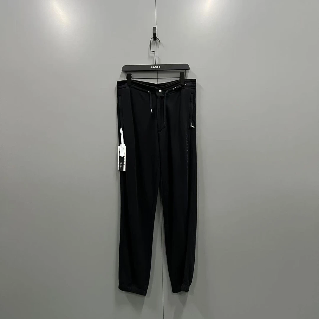 95新 Givenchy/纪梵希 (ll) 黑蓝logo卫裤 M码/002517