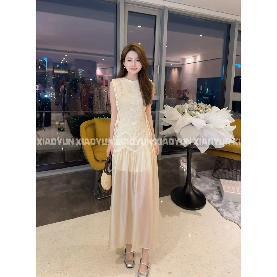 蕾丝小香连衣裙 小允姐姐2025新款时尚气质高级蕾丝小香连衣裙