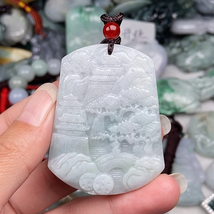颈饰未镶嵌翡翠翡翠