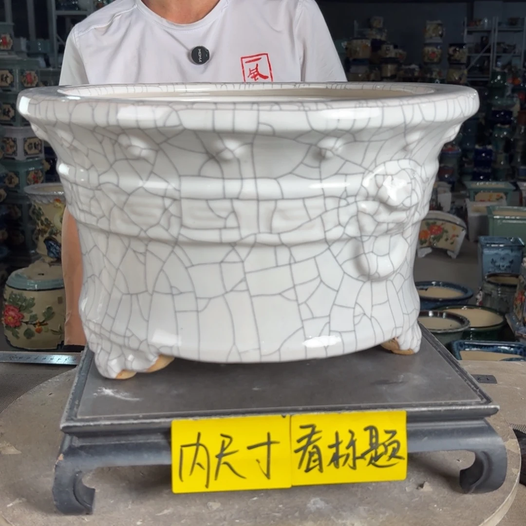 一风堂石湾花盆 内29*17
