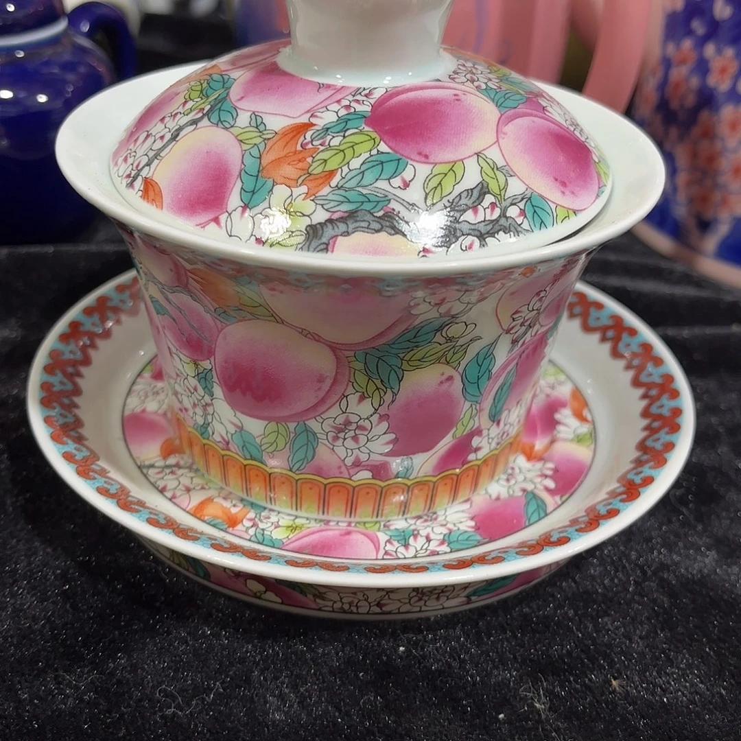 景德镇高温陶瓷盖碗