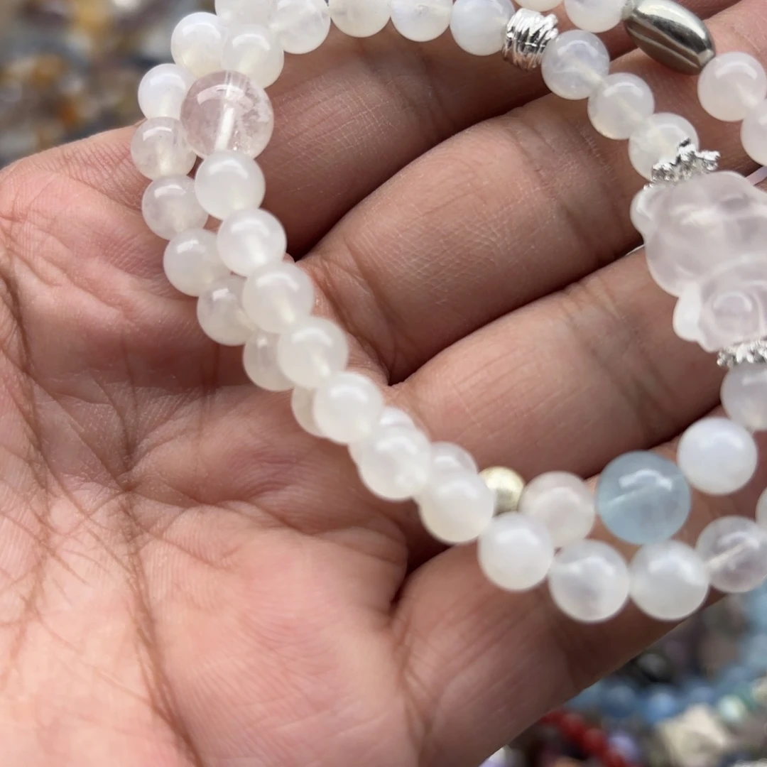 水晶银S925镶嵌手链