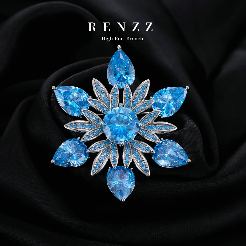 2103★【冰雪秘境】富婆必备雪花胸针送礼胸针