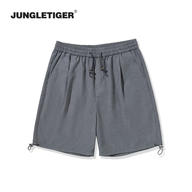 丛林老虎2023新款美式篮球短裤男夏季欧美街头运动宽松抽绳五分裤