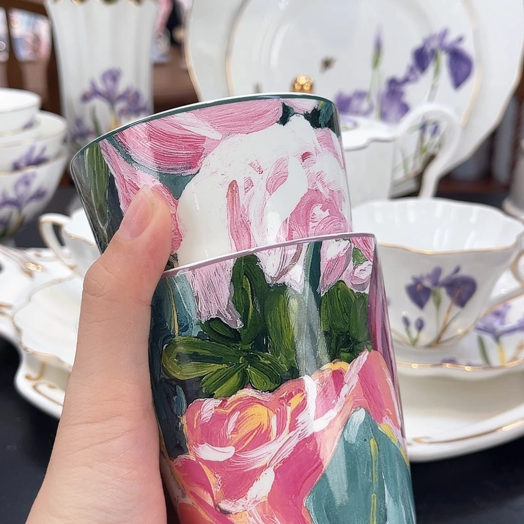 骨瓷两个手握杯—————————————