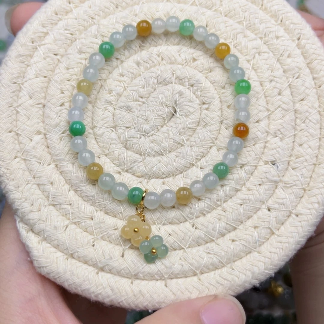 可***冰未镶嵌手链翡翠翡翠