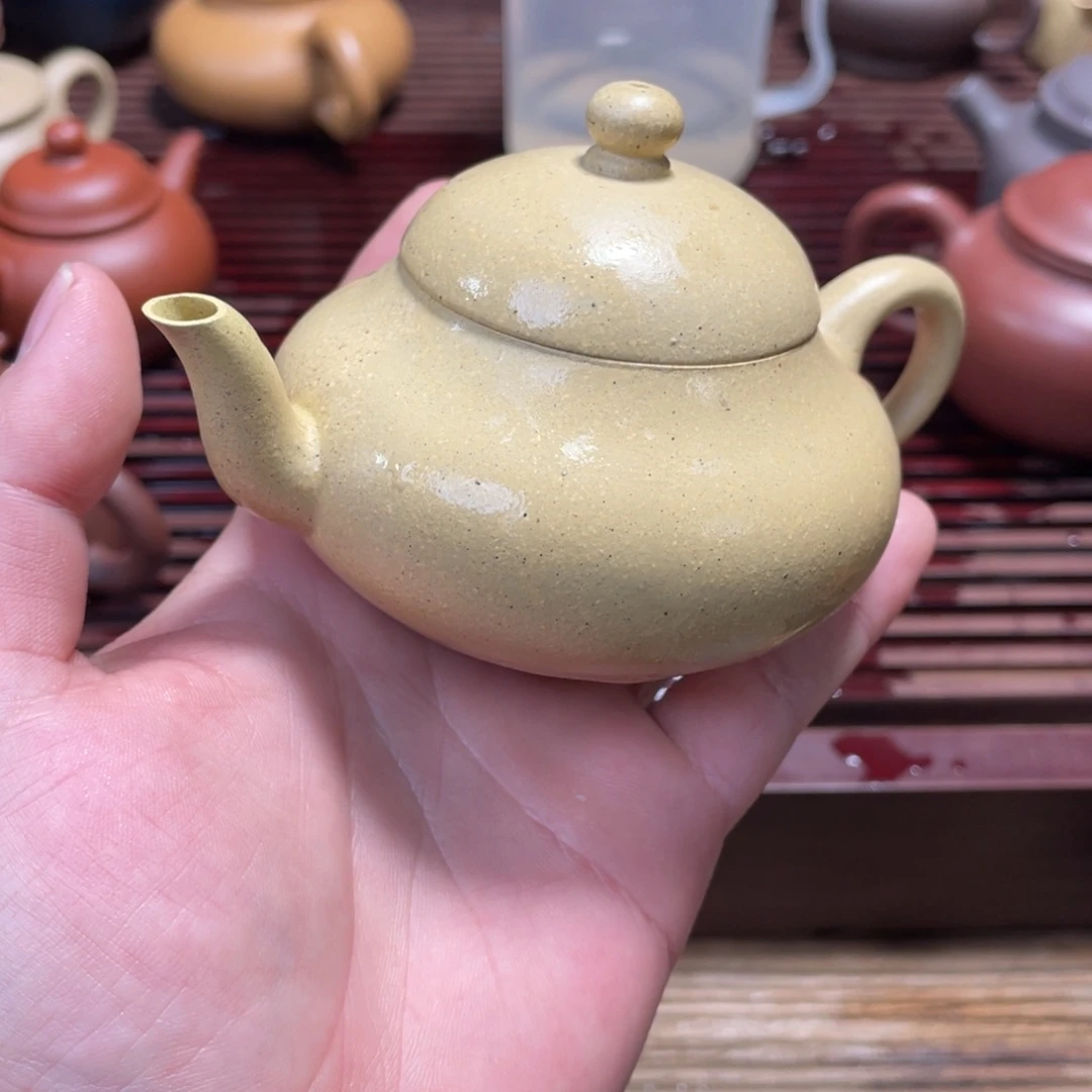 紫砂茶杯宜兴原矿微瑕
