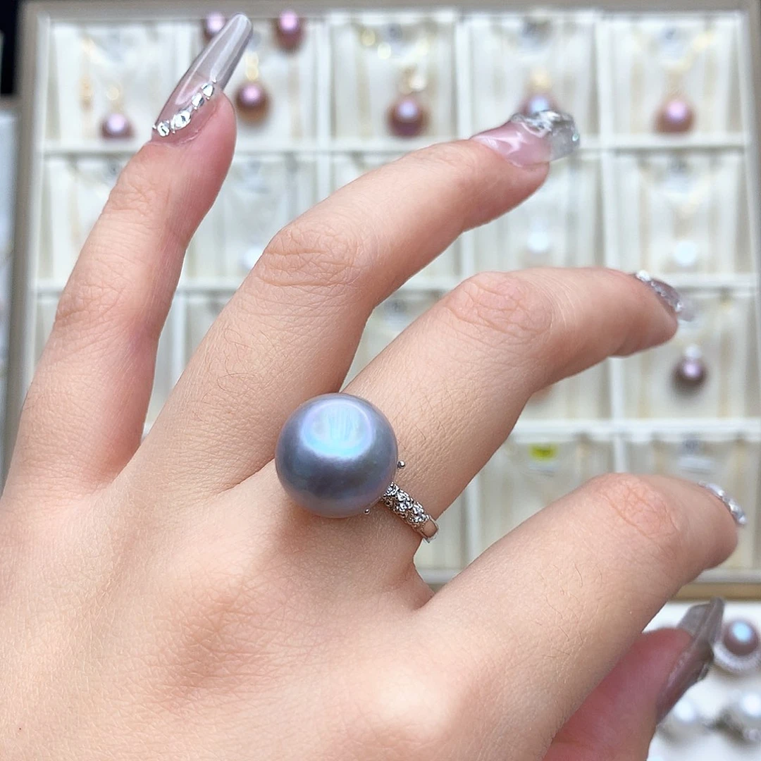 淡水珍珠吊坠(赠链)合金