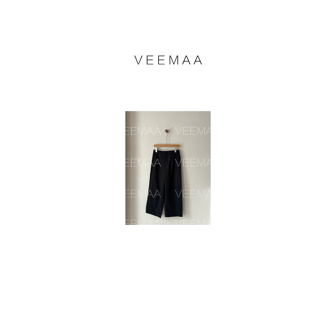 【Veemaa】小西裤 定制款显瘦小直筒西裤 裤长94cm